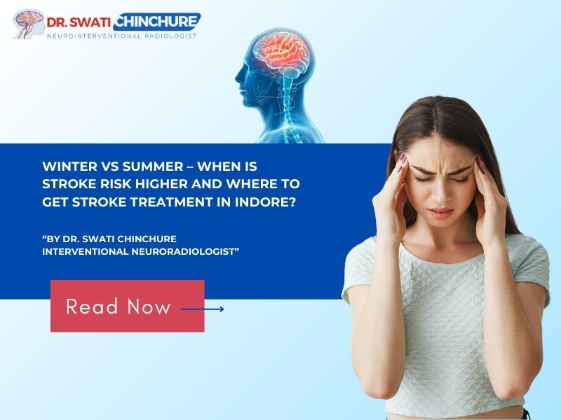 Woman experiencing headache showing stroke risk awareness and stroke treatment in Indore by Dr. Swati Chinchure